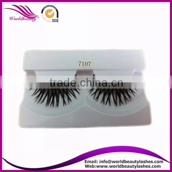 Quick delivery wholesale price synthetic hair natural eyelashes