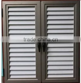 pvc window shutter, New design pvc shutter window