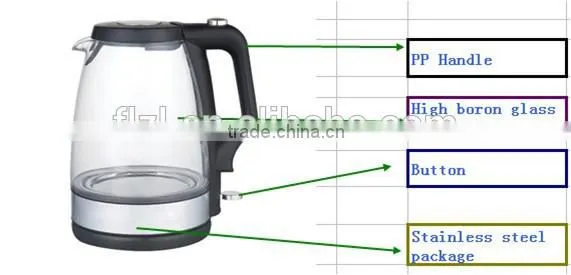 NEW Electrical Glass Kettle for Home Use