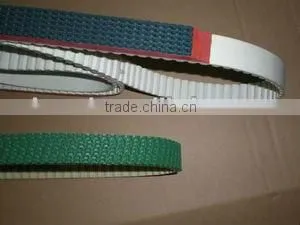 Timing belt with rubber& pvc supergrip