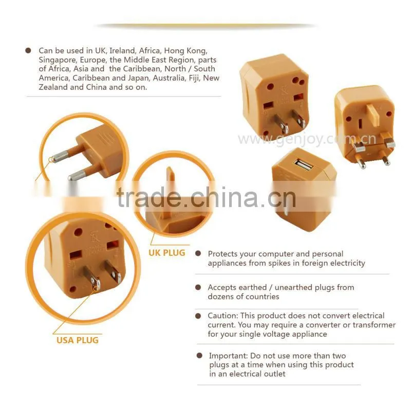 free shipping A1121 universal world travel adapter with ce rohs fcc electrical switch socket