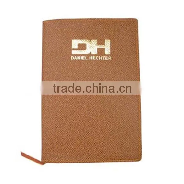 2015 new design PU leather notebook with elastic band