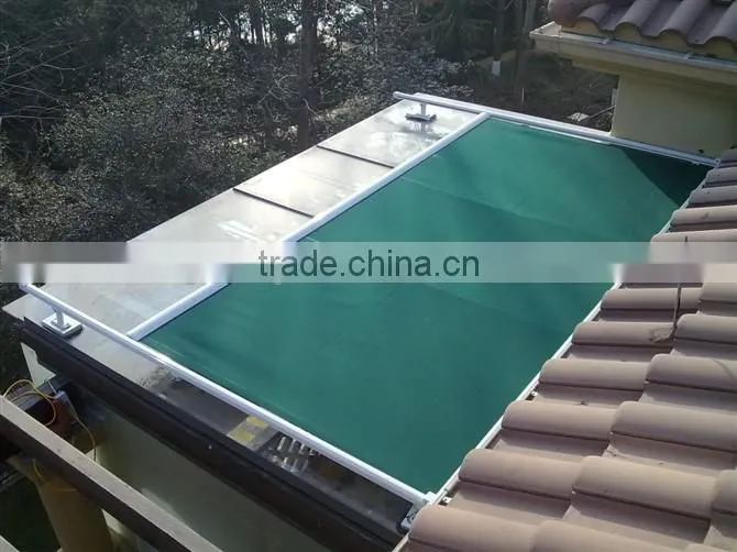 classic motorized guided rail awning awning componets
