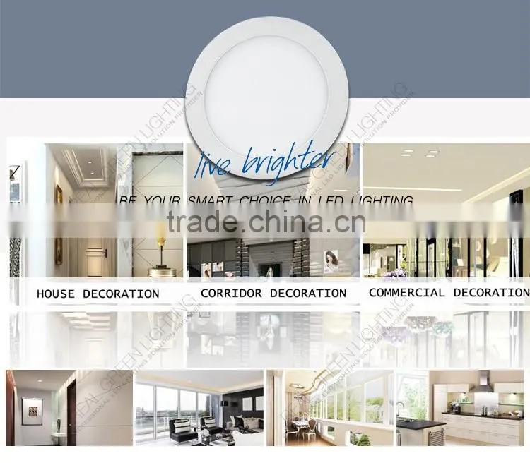 3W LED Panel Light Round Shape SMD2835 15PCS 185LM 3W Panel Light