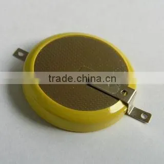CR2477 soldering lithium battery CR2477 with pcb pins tabs