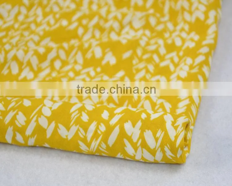 Jiufan Textile High Quality Printed Poly Woven Fabric 100% Polyester Georgette Fabric