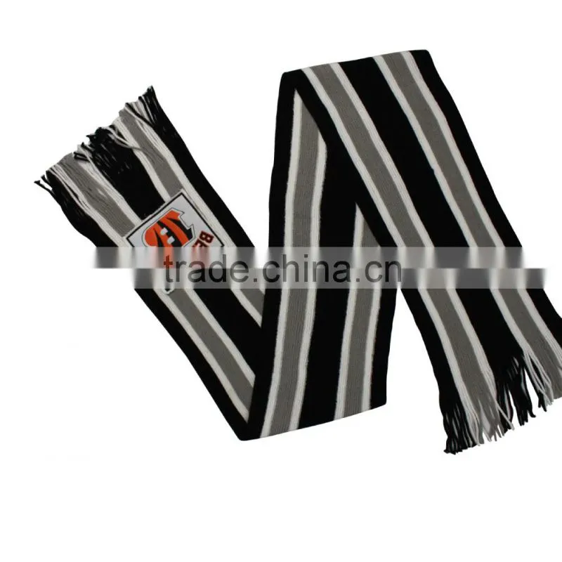 New design customized fashionable knitted cashmere scarf