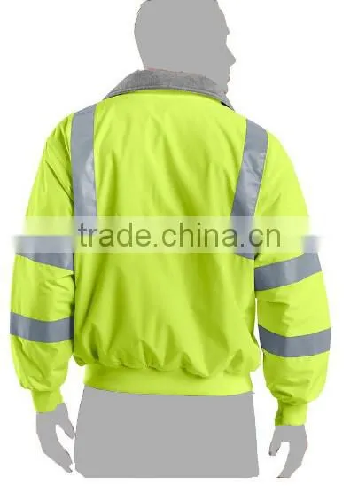 high visibility winter construction keep warm reflective work safety workwear jacket