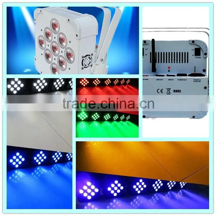 9 15w wireless battery led par light led light