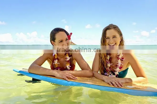 2015 Hot sale half bamboo sup stand up paddle board surfboard