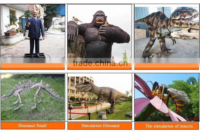 HLT Dino-Customized amusement park fiberglass cartoon model
