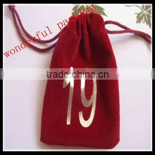 red velvet gift bags for promotion