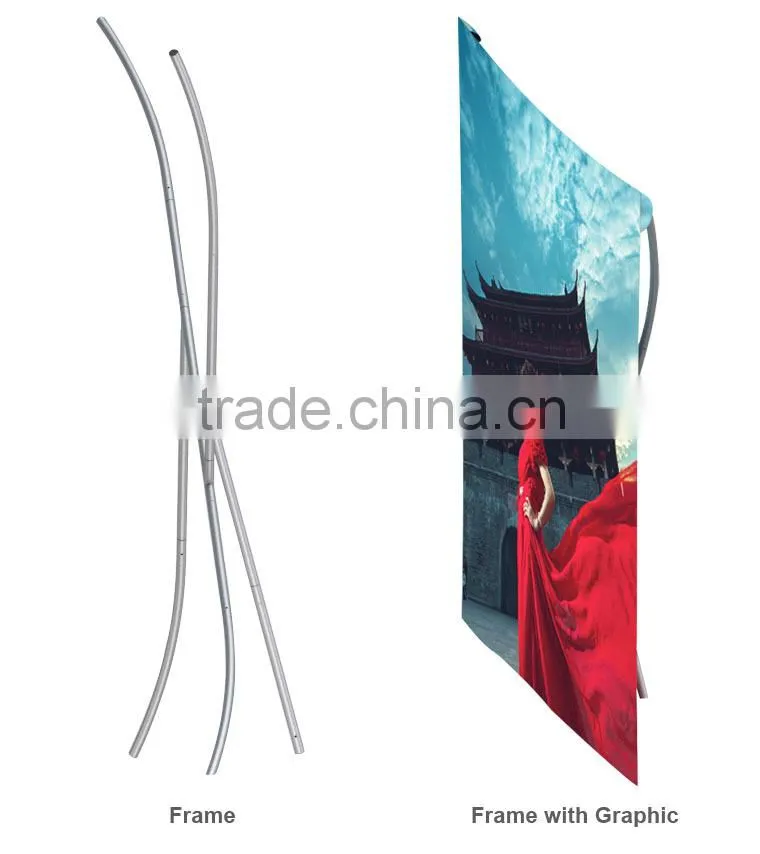 80*200cm Size X banner display