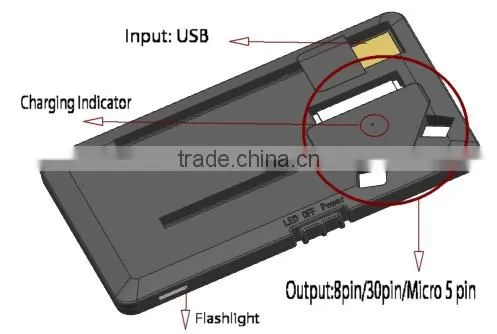 480mAh Mili Emergency Battery Charger For Mobile Phone Digital Products