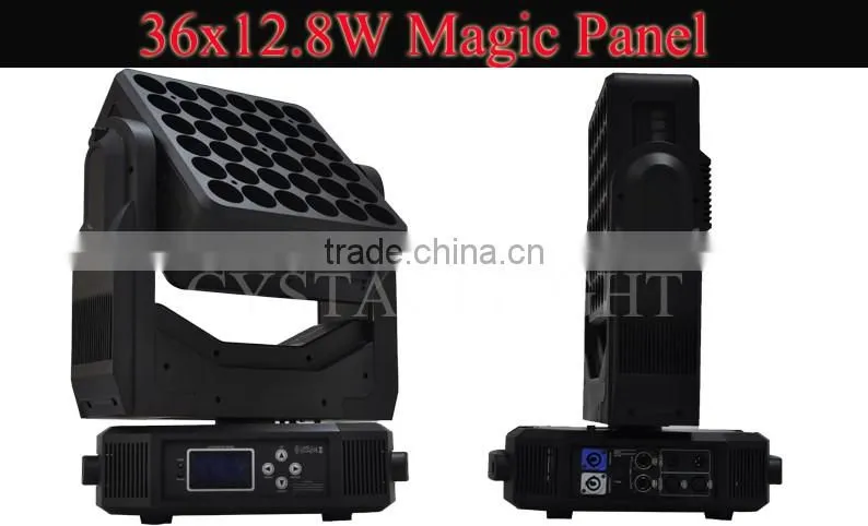 36X12W RGBW 4 IN 1 LED Wash Moving Head Matrix Light