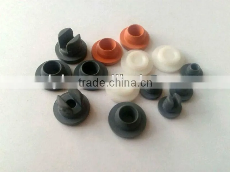 20mm Tear Flip Off cap Transparent color