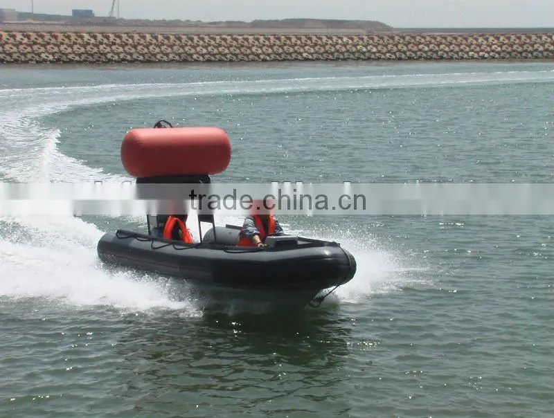 frp rigid hull inflatable boat with high speed