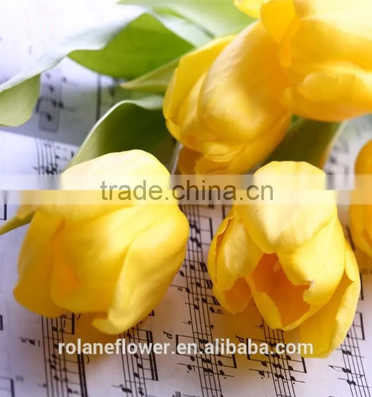 best selling beautiful fresh cut yellow tulip bulbs flower for exporting