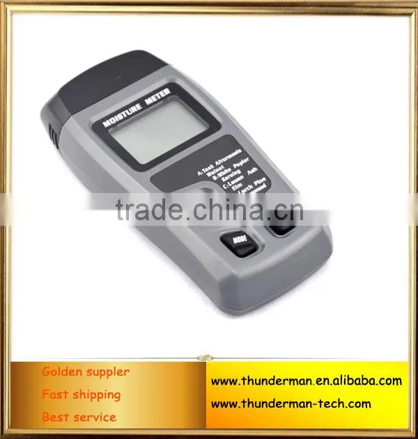 LCD display 2-pin digital moisture meter for wood