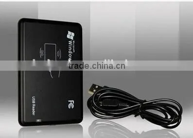 Hot sale fast in reading EM-ID or IC card 125khz rfid desktop reader with usb