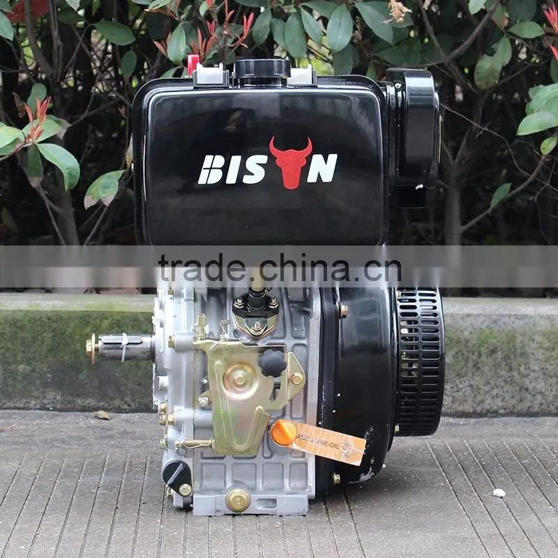 BISON(CHINA) Air Cooled 4 Stroke 499cc 10HP Diesel Engine For Mini Tiller
