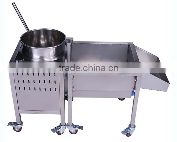 Industrial Popcorn Machine with wheels for sale