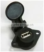 USB lock type waterproof panel mount