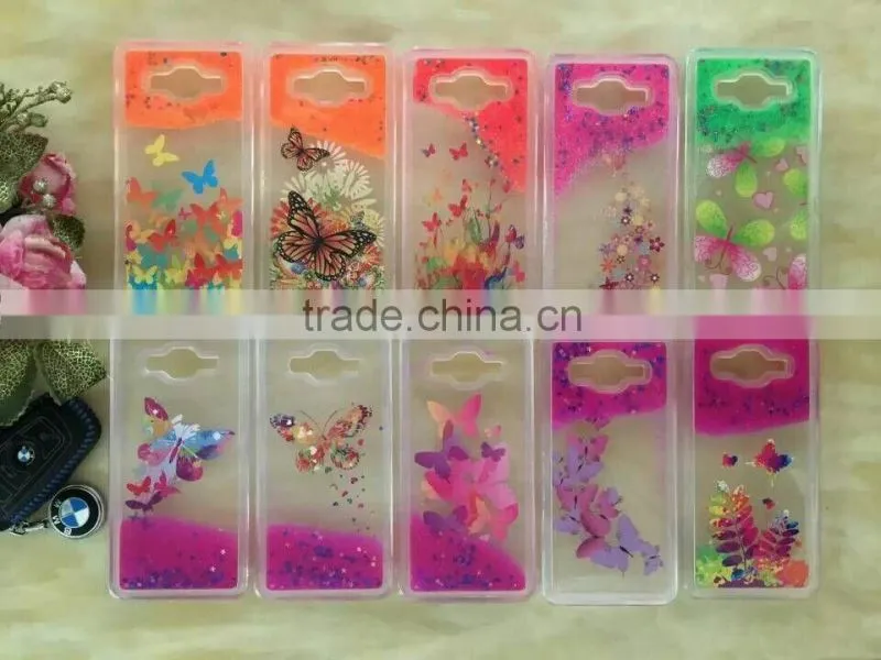 Hot Bling Glitter Stars Liquid Quicksand Hard Back Phone Case Cover For Samsung Galaxy Note 4 IV N9100 Hourglass Cases