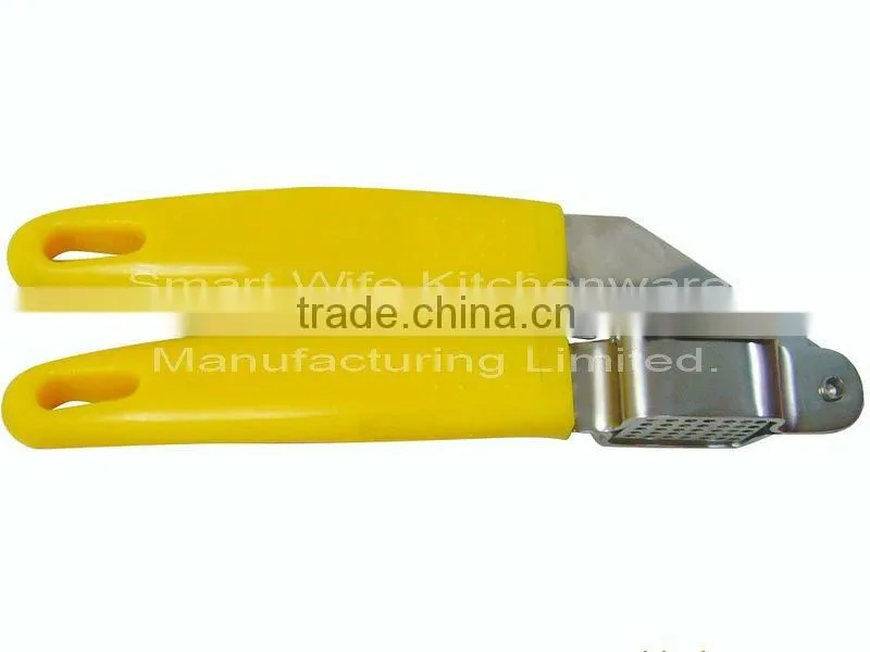 Useful kitchen tool -- stainless steel garlic press