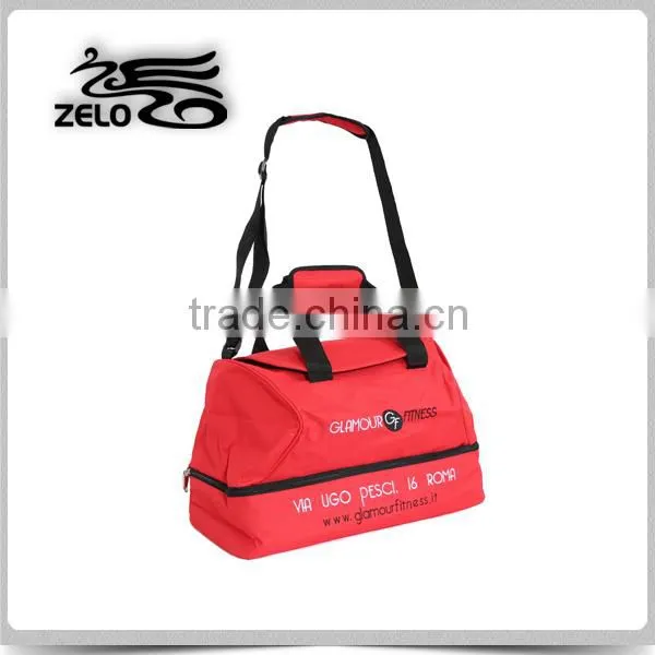 cheap polyester travel or sports bag