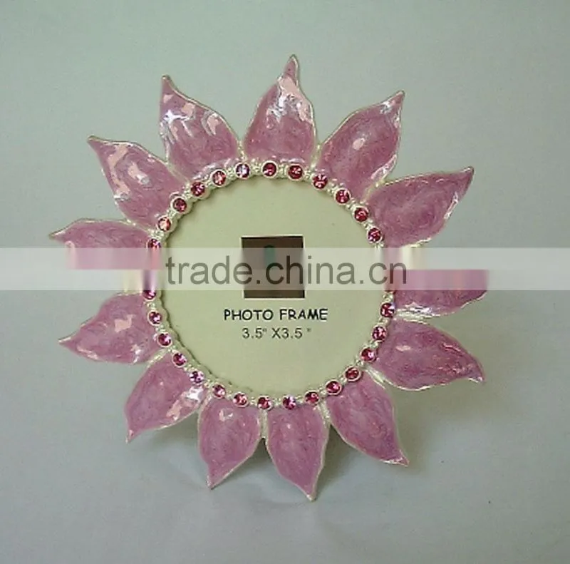2015 sunflower metal pewter zinc alloy home decorative photo frame