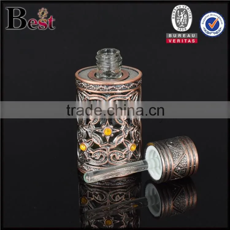 5ml metal glass dropper bottle luxury dropper bottle