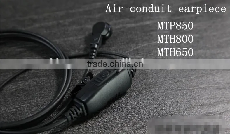 Two Way Radio Walkie Talkie Air Conduit Earphone/Earpiece for Mo- to- ro- la Tetra MTP850 MTH800 MTH650