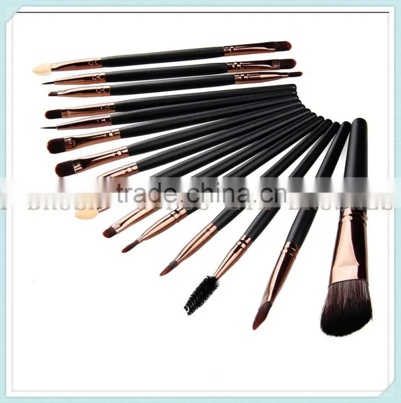Brand New Makeup brush 15 Pcs Set Powder Foundation Eyeshadow Eyeliner Lip Cosmetic Brushes