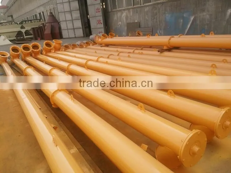Screw conveyor for silo cement