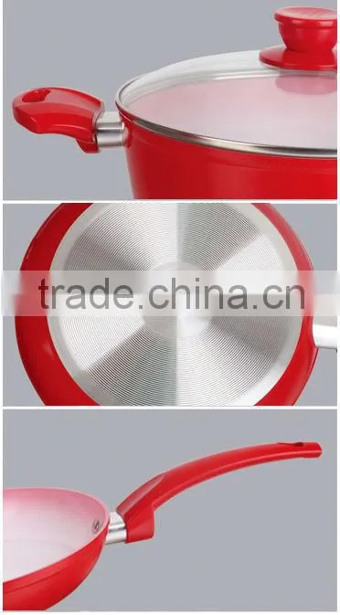 New design 9Pcs with non-stick coating COOKWARE SETS