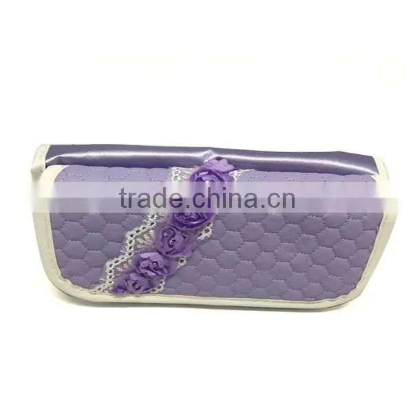 Flower Design School Pencil Case with Zipper