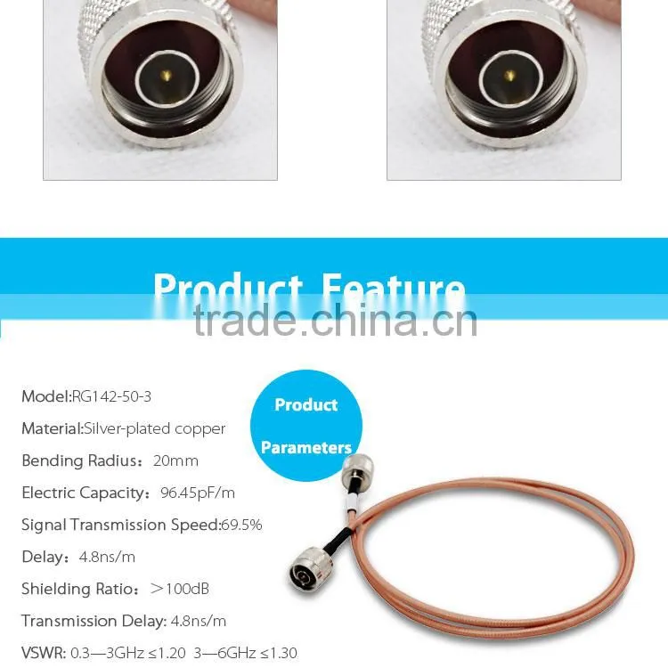 Copper High And Low Temperature resistant Telecom RF Feeder Cable