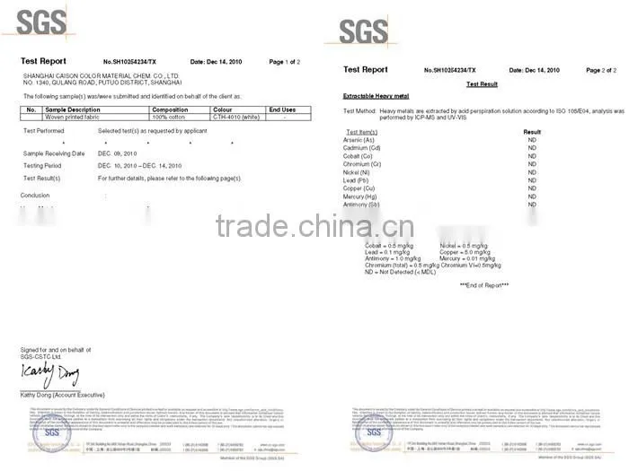 Textile printing pigment paste Whte color paste