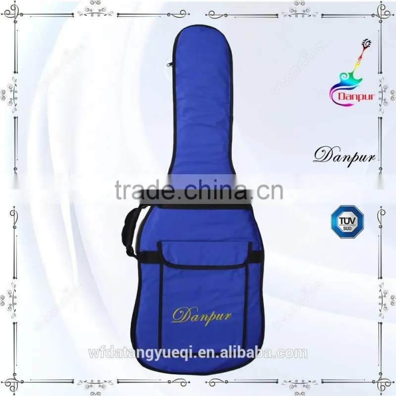 Custom designer leather guitar gig musical instrument bag