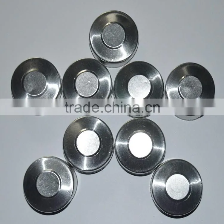 round shape aluminium cup for tealight candle holder
