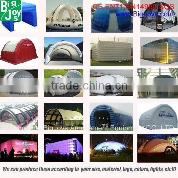 Outdoor soft large inflatable air tent for sale