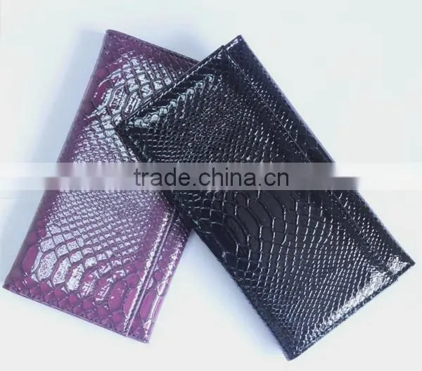 2015 top quality pu leather lady's beautiful wallet