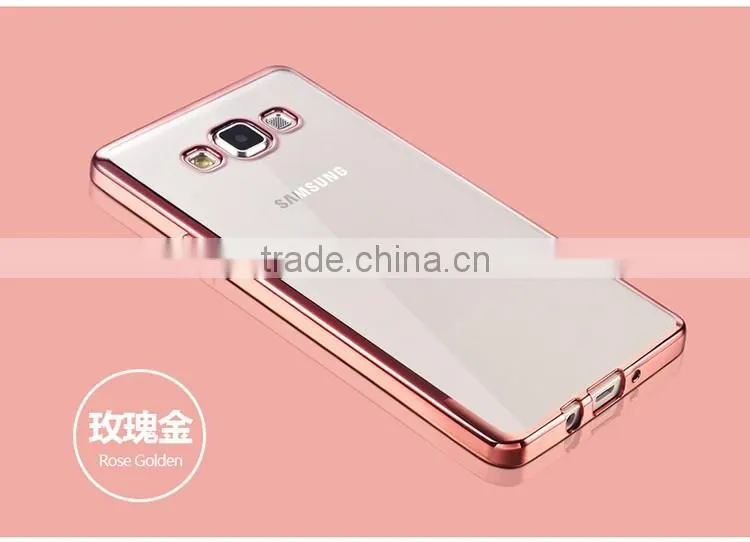 Cellphone Case for Samsung Galaxy S5 Electroplate TPU Back Cover Case
