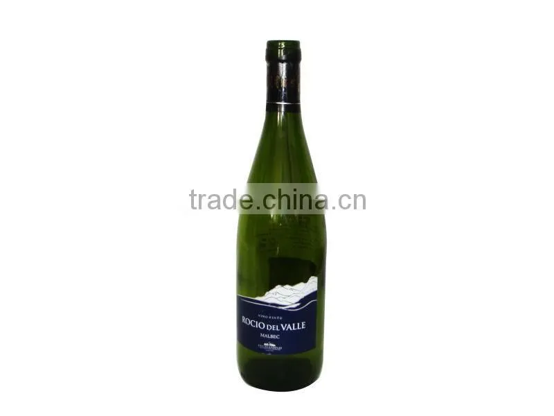 750ml High Quality and Distinctive green color wine glass Bottles olive oil bottles