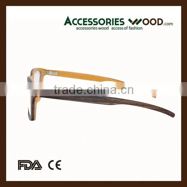 2016 new design reading glasses, reading glasses wood frame