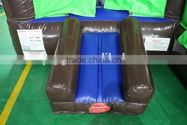 Jungle Theme 0.55mm PVC Tarpaulin Cheap Inflatable Castle Slide