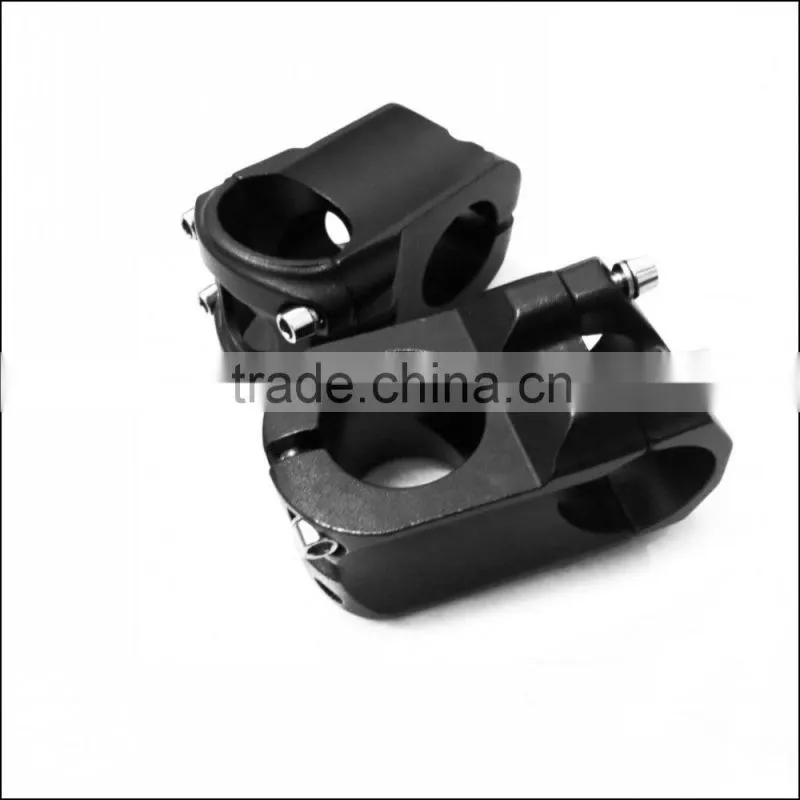 Competition-grade aluminum mountain road bike stem 45mm fork tube short riser handlebar bicycle accessories