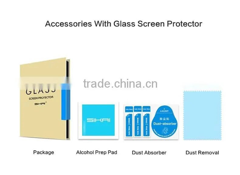 SIKAI Patent 3D Full Coverage Tempered Glass Screen Protector For Blackberry Priv Screen Protector Curvy Glass Screen Protector