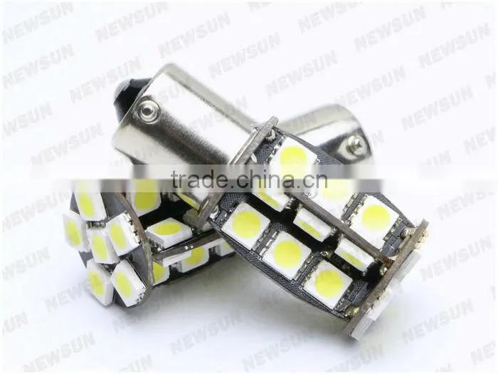 2x car led P21w s25 ba15s 1156 30 led 5050smd canbus led turn signals light bulb lamp 12V white yellow red